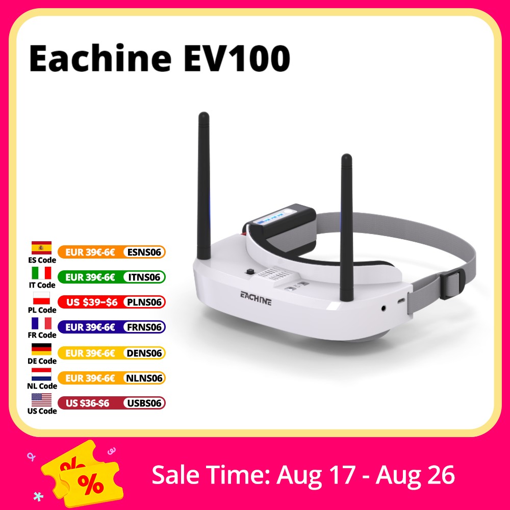 Fpv Drone Antenna - Eachine EV100 720*540 5.8G 72CH FPV-bril